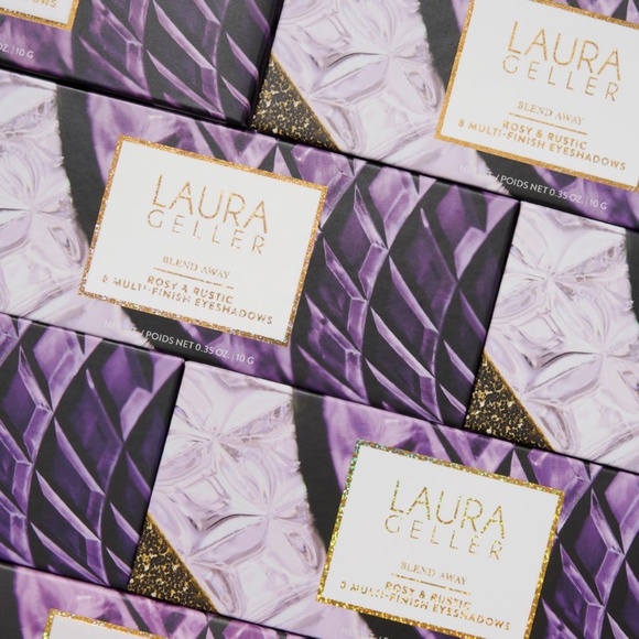 LAURA GELLER NEW YORK Blend Away Rosy & Rustic 8 Multi-Finish Eyeshadows - Picture 4 of 5